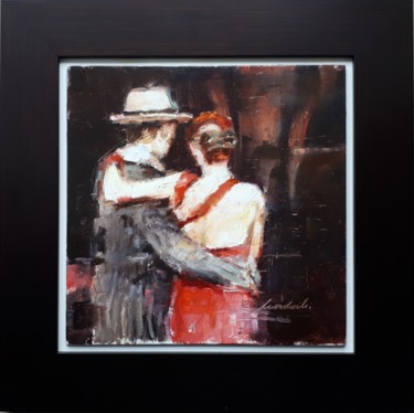 Pintura intitulada "Tango 2" por Kazimierz Mordarski, Obras de arte originais, Óleo