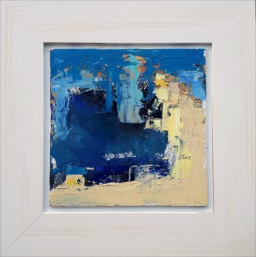 Malarstwo zatytułowany „The blue bay” autorstwa Kazimierz Mordarski, Oryginalna praca, Olej