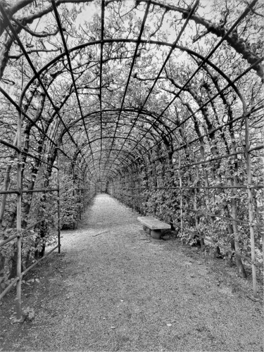 Photographie intitulée "Arches at Arcen" par Hubertine Langemeijer, Œuvre d'art originale, Photographie numérique