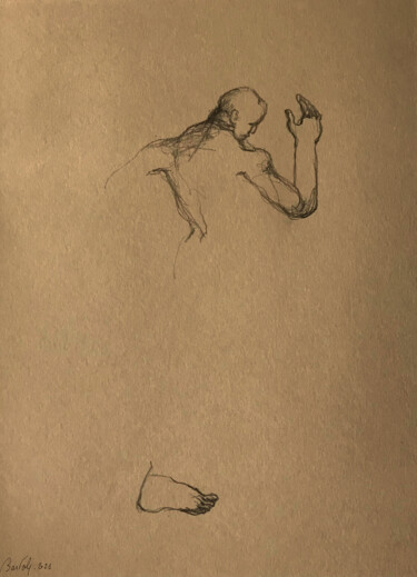 Desenho intitulada "Incarnation (4° tab…" por Hugo Bartoli, Obras de arte originais, Tinta