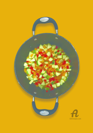 Photography titled "Colori in Cucina" by Humberto Cesar Pornaro, Original Artwork, Digital Photography