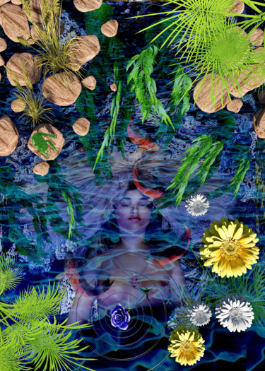 Digital Arts titled "Ophelia" by Rikkihop, Original Artwork, 3D Modeling