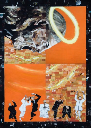 Pittura intitolato "Coronavirus. Boomer…" da Iana Venedchuk, Opera d'arte originale, Gouache