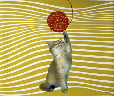 Arte digitale intitolato "Cat IV" da Ibrahim Unal, Opera d'arte originale, Pittura digitale