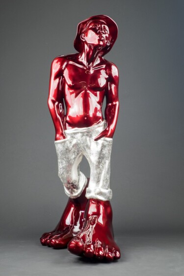 Escultura titulada "Le Siffleur 85" por Idan Zareski, Obra de arte original, Resina