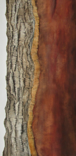 Tekening getiteld "Quercus Suber I" door Isabelle Stagg, Origineel Kunstwerk, Aquarel