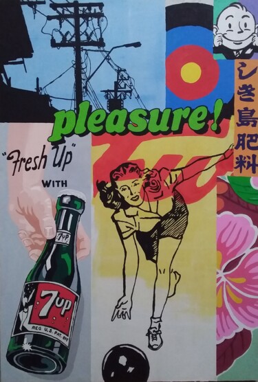 Картина под названием "Pleasure" - Ignacio Galli, Подлинное произведение искусства, Акрил