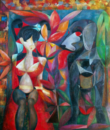 Malarstwo zatytułowany „Друг” autorstwa Игорь Бондаренко, Oryginalna praca, Olej