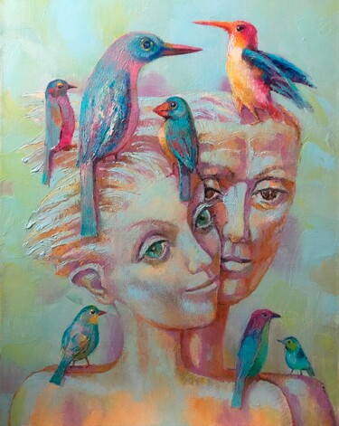 Painting titled "Легкость бытия" by Igor Kopejkin (Pellegrino), Original Artwork, Oil