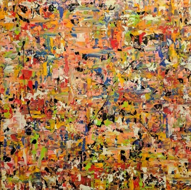 Картина под названием "Colors of summer em…" - Igor Kotnik, Подлинное произведение искусства, Акрил Установлен на Деревянная…