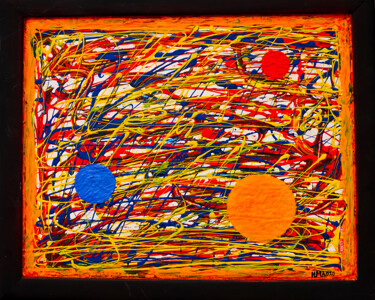 Картина под названием "То что ты чувствуеш…" - Igor Matvienko, Подлинное произведение искусства, Акрил Установлен на Деревян…