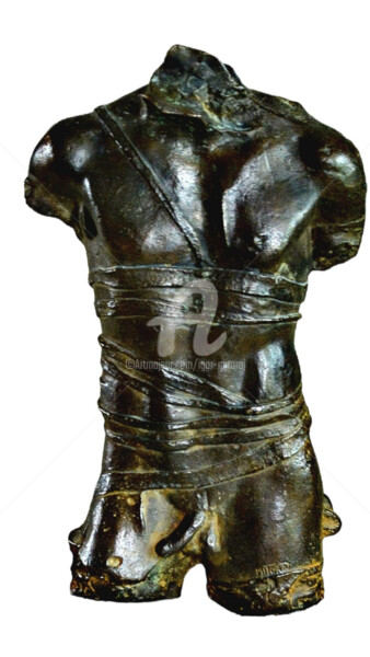 Scultura intitolato "Le Grepol" da Igor Mitoraj, Opera d'arte originale, Bronzo