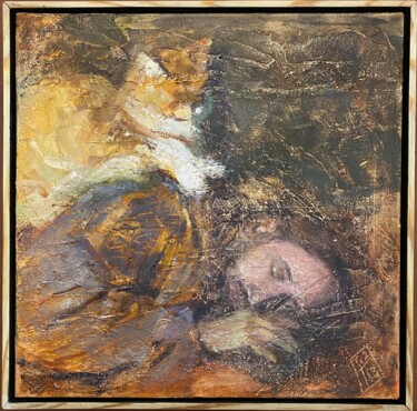 Pittura intitolato "Poet's dream" da Igor Piddubnyi, Opera d'arte originale, Olio