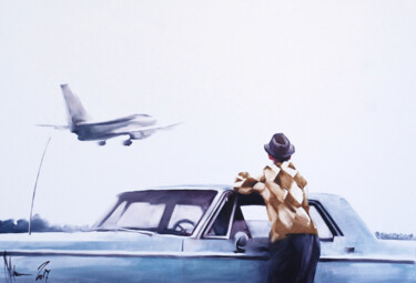 Painting titled "Fly away." by Igor Shulman, Original Artwork, Oil