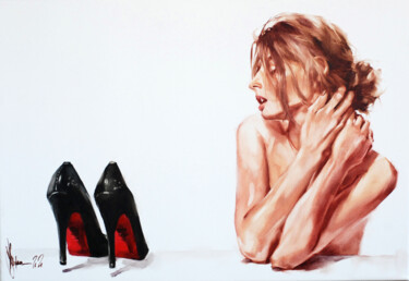 Schilderij getiteld "Lust." door Igor Shulman, Origineel Kunstwerk, Olie