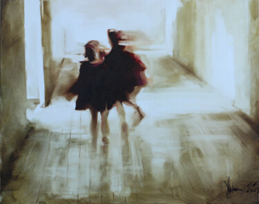 Painting titled "Corridors. The proj…" by Igor Shulman, Original Artwork, Oil