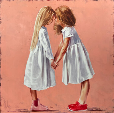 Peinture intitulée "Friendship." par Igor Shulman, Œuvre d'art originale, Huile