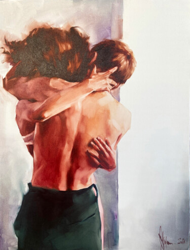 Schilderij getiteld "Passion." door Igor Shulman, Origineel Kunstwerk, Olie