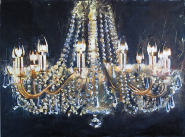 Painting titled "The second chandeli…" by Igor Shulman, Original Artwork