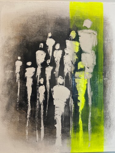 Pittura intitolato "People" da Ih Studio Isabelle Hamard, Opera d'arte originale, Acrilico Montato su Telaio per barella in…