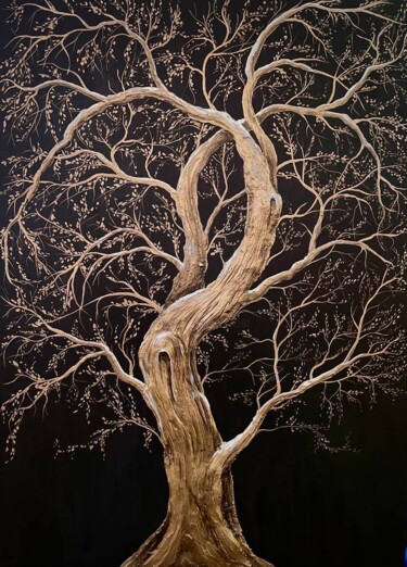Malarstwo zatytułowany „Money Tree” autorstwa Илья Бызов, Oryginalna praca, Akryl