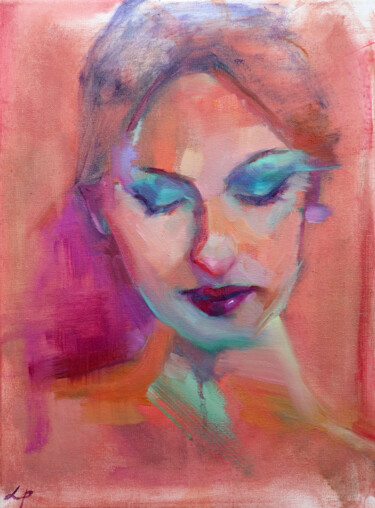 Painting titled "Irene 6" by Ilaria La Preziosa, Original Artwork, Oil