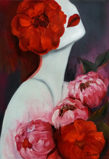 Schilderij getiteld "Perfume" door Ildemarina Rodrigo, Origineel Kunstwerk, Acryl