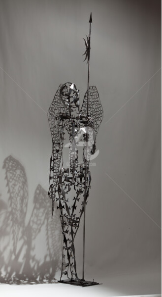 Scultura intitolato "angel1.png" da Sheydayev, Opera d'arte originale, Metalli