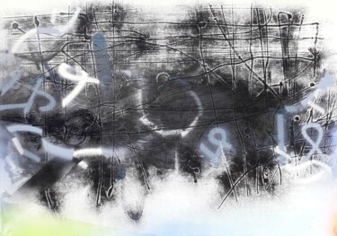 Картина под названием "conversation 6/22" - Ilgvars Zalans, Подлинное произведение искусства, Акрил Установлен на Деревянная…