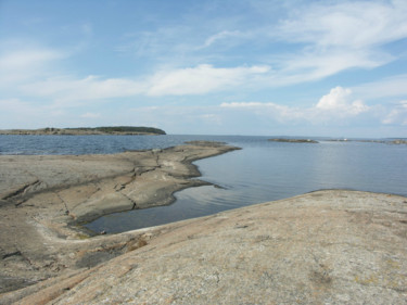 Photography titled "Rocky Coastline in…" by Ilkka Porkka, Original Artwork