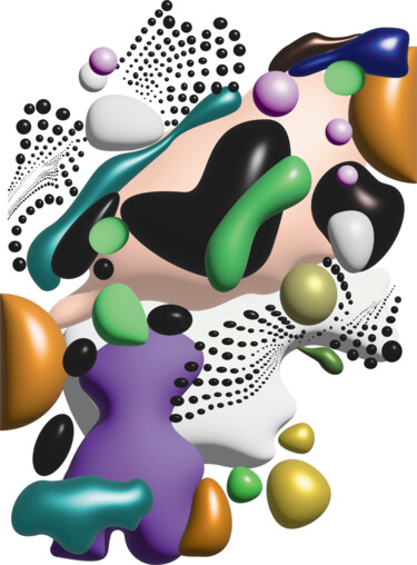 Digitale Kunst mit dem Titel "Aries 7" von Ilona Matushkova, Original-Kunstwerk, 3D Modellierung
