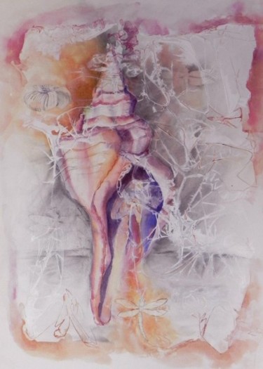 Pintura titulada "birth of venus" por Ilona Petzer, Obra de arte original, Oleo