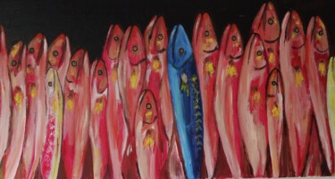 Pintura titulada "Ja  dore plus" por Ilyogaelee, Obra de arte original, Oleo
