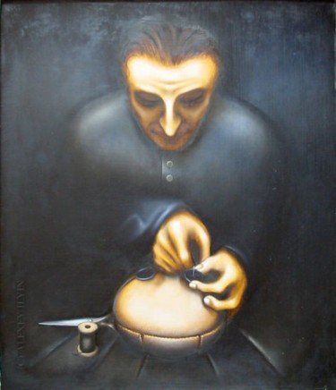 Картина под названием "Кукольник" - Алексей Ильин, Подлинное произведение искусства, Другой