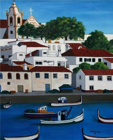제목이 "Ferragudo (Algarve,…"인 미술작품 Inês Dourado로, 원작, 기름