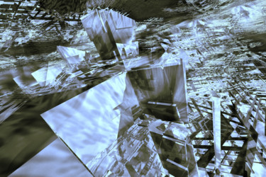 Arte digitale intitolato "Fractal architectur…" da Infinitelightsight, Opera d'arte originale, Lavoro digitale 2D