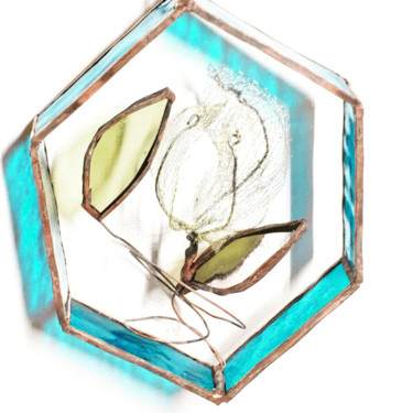 Sculpture titled "Composition verre e…" by Stéphanie Salinères, Original Artwork, Glass