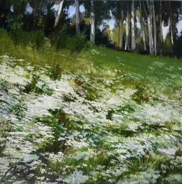 Painting titled "Summer" by Elmar Magerram, Original Artwork, Oil