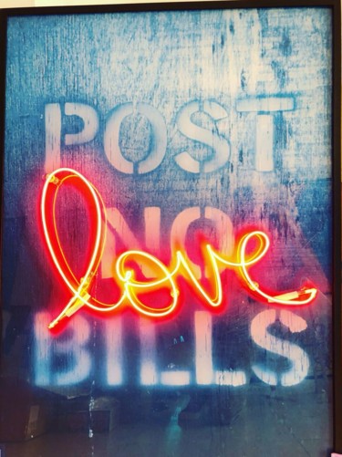 Arts numériques intitulée "Post No Bills LOVE" par Aimboo, Œuvre d'art originale, Autre