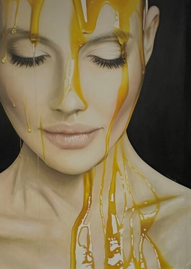 Peinture intitulée "Honey" par Inga Kniazieva, Œuvre d'art originale, Huile