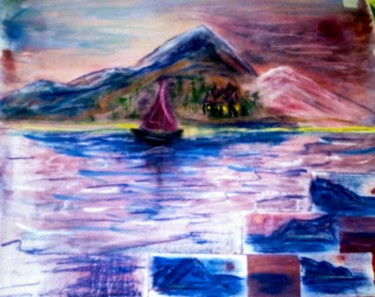 Рисунок под названием "Надежда на возвраще…" - Инга Курганская, Подлинное произведение искусства, Пастель
