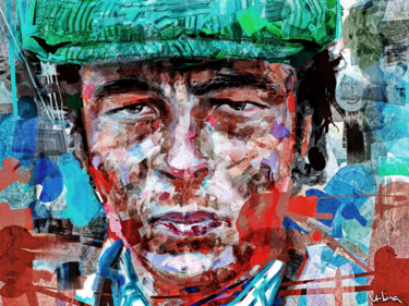 Digital Arts με τίτλο "Benicio del Toro" από Iñigo Urbina, Αυθεντικά έργα τέχνης, Ψηφιακή ζωγραφική