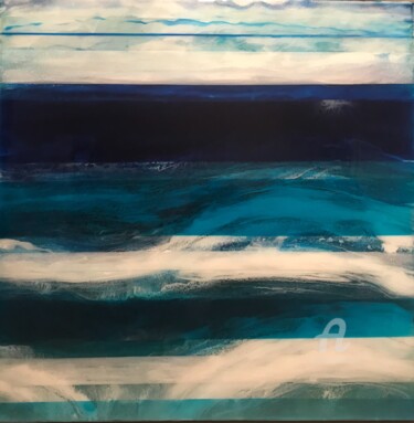 Painting titled "Sea view" by Inka2arte, Original Artwork, Other