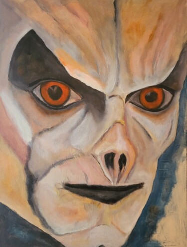 Картина под названием "MJ Halloween" - Inna Chery, Подлинное произведение искусства, Акрил Установлен на Деревянная рама для…