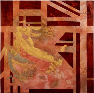 Peinture intitulée "L'envol de l'ange" par Innox, Œuvre d'art originale, Acrylique