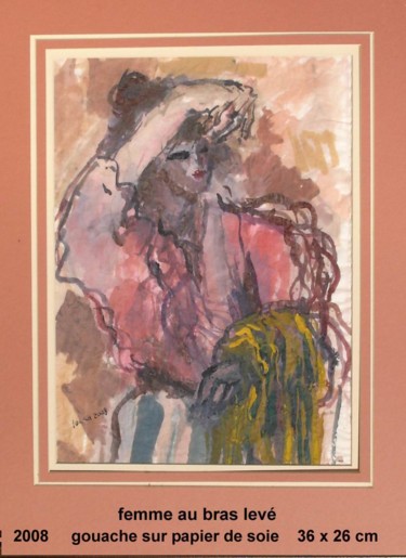 Malarstwo zatytułowany „femme au bras levé” autorstwa Ioana, Oryginalna praca, Olej