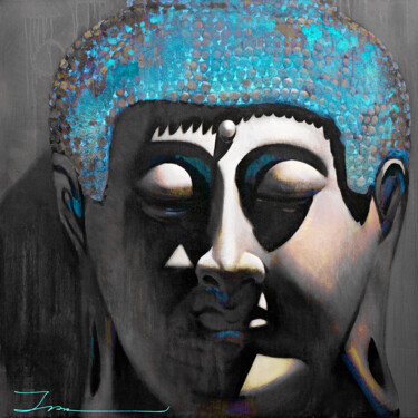 Painting titled "Buddha Dream 3, ver…" by Ira Tsantekidou, Original Artwork, Acrylic