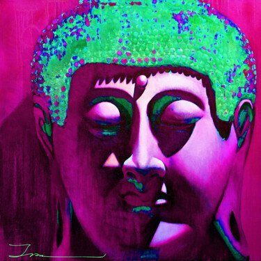 Painting titled "Buddha Dream 3, ver…" by Ira Tsantekidou, Original Artwork, Acrylic
