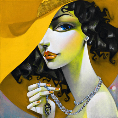 Peinture intitulée "Sophisticated Lady,…" par Ira Tsantekidou, Œuvre d'art originale, Acrylique