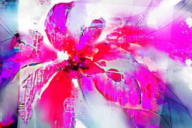 Painting titled "Flower 12" by Ira Tsantekidou, Original Artwork, Digital Painting